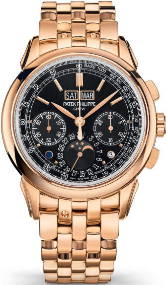 Review replica Patek Philippe Perpetual Calendar Chronograph 5270 / 1R-001 Rose gold watch - Click Image to Close